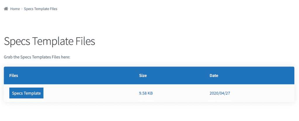 Front-end preview of file hub