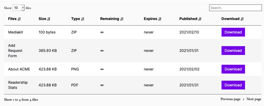 wordpress media library using filr