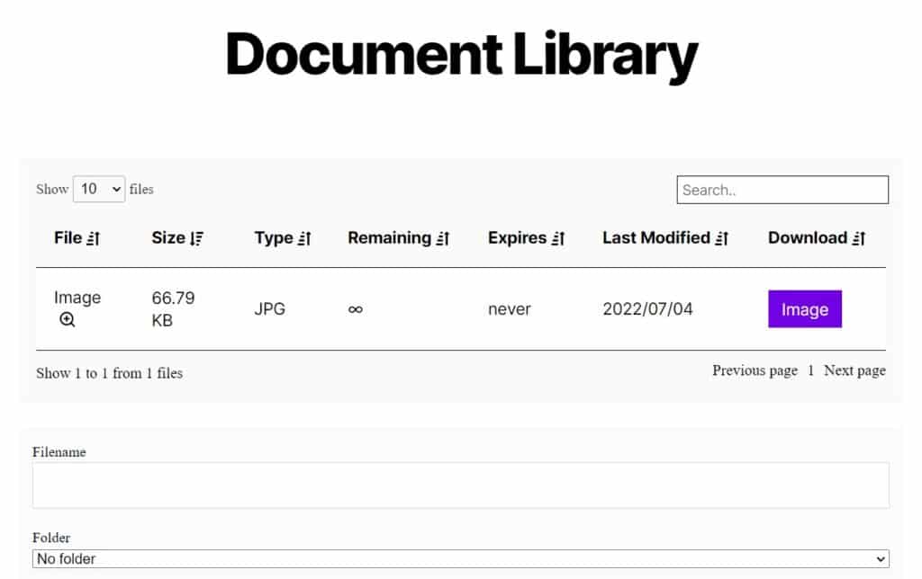 WordPress document management system