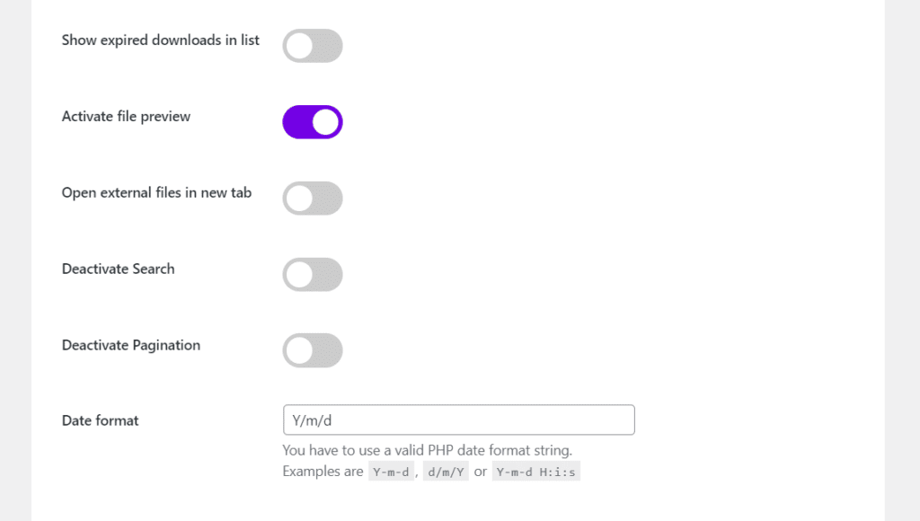 filr additional settings 2