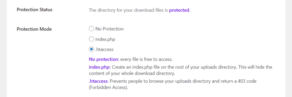 wordpress protect media files