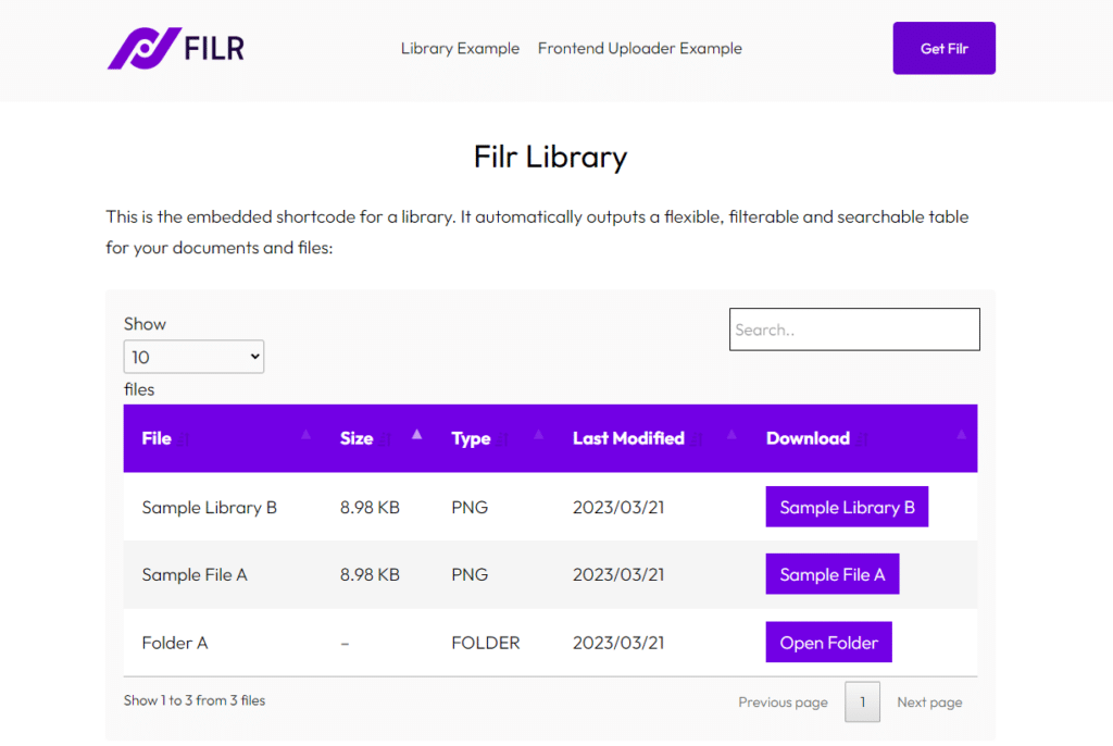 document library